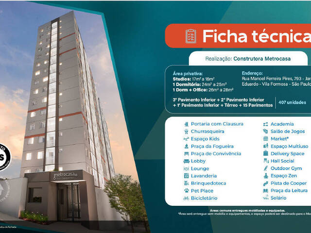 #54 - Apartamento para Venda em São Paulo - SP - 3